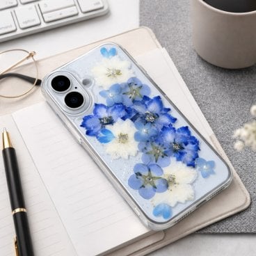 【ほぼ全機種対応スマホケース❁】押し花スマホケース NO.695（着日指定不可） 押し花＆レジン iPhone/Xperia/AQUOS/Galaxy他