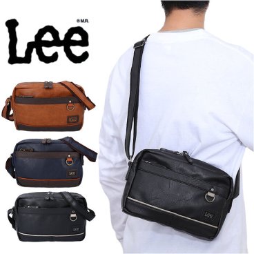 Lee リー ショルダーバッグ 3108 メンズ 通販 ミニショルダー ショルダーバック ショルダー 肩掛け 斜めかけ 斜め掛け ななめがけ 斜めかけバッグ 斜めかけバック カジュアルバッグ 合皮 コンパクト シンプル ロゴ 高級感 かっこいい カジュアル