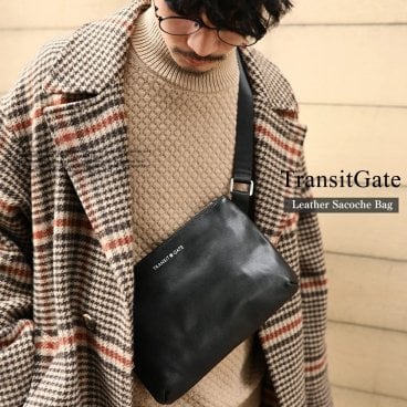 【メール便送料無料】TransitGate G2 本革サコッシュバッグ サコッシュ バッグ ショルダーバッグ ブランド 本革 バッグ メンズ 大人 アウトドア 斜めがけ バッグ ワンショルダーバッグ 軽量 ミニショルダーバッグ 斜め掛け レディース おしゃれ バック ミニ ショルダーバック メンズバック