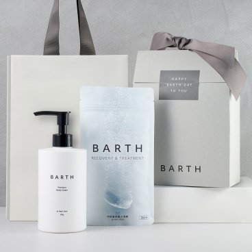  【ショッパー付】BARTHDAY Body Care Gift（入浴剤 ボディクリーム ギフトボックス 無添加 リラックスグッズ いやしグッズ 温浴美肌 誕生日 女性 男性 高級 記念日 おしゃれ 内祝い お祝い お礼 出産 美容 新生活 実用的)　