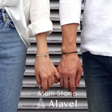 【つけっぱなしOK】マルチストーン チューブ ブレスレット ペア販売 シンプル ペア 名入れ 刻印 無料 誕生石 1つ 2つ 3つ 1つ石 2つ石 3つ石 ギフト レディース メンズ お揃い カップル 親子 夫婦 子供 アレルギー対応 サージカル ステンレス APP0252 コード エラベル Alavel ブランド 恋人 デート  記念 推し活 大人 秋 冬 クリスマス