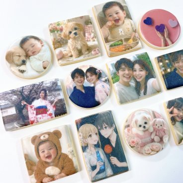 世界にひとつだけのプリントクッキー｜お好きなお写真をプリントします｜オーダーメイド｜個包装でお届け｜1枚から注文OK！【アイシングクッキー】【プレゼント】【ギフトラッピング対応】