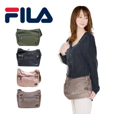 FILA フィラ ショルダーバッグ ジャガード ボディバッグ ピムス 斜め掛け 肩掛け 7638  鞄 超軽量 レディース プレゼント ギフト おしゃれ 人気 ギフト ラッピング 母の日 敬老の日 送料無料