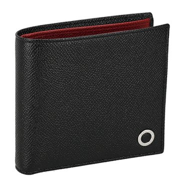 ブルガリ 二つ折り財布 二折財布 メンズ ブランド BVLGARI 288273 BLK ブラック/レッド