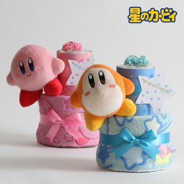 星のカービィ グッズ キャラクター おむつケーキ カービィ ゲーム ワドルディ ぬいぐるみ 2段 出産祝い 1位 ベビーグッズ 刺繍 名入れ 名前入り ダイパーケーキ 思い出 赤ちゃん 子供 出産 フォト ベイビー クリスマス ハロウィン バレンタイン 七五三 初節句 子供の日 ギフトセット 人気 端午の節句 ひな祭り 男の子 女の子
