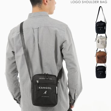 ショルダーバッグ レディース メンズ スクエア かわいい KANGOL 縦型 お洒落 シンプル メッシュ ロゴ 斜めがけ 肩掛け 軽い 軽量 散歩 小さめ 大容量 ポケット 多収納 中学生 高校生 大学生 ポリエステル 男 女 10代 20代 プレゼント ギフト 鞄 バッグ かばん