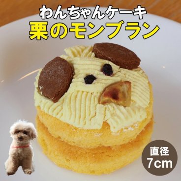 犬用 ケーキ 小型犬食べきりサイズ 栗のモンブラン【国産】ドッグデリファクトリー 犬用おやつ 犬用ケーキ 手作りケーキ 犬用 ペット おいしい おやつ 記念日 誕生日ケーキ 犬用品
