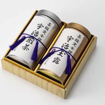 敬老の日 宇治茶ギフト (各120g×2缶) 煎茶 玉露 高級ギフト 新茶 宇治茶ギフト 緑茶 お茶 宇治茶 宇治煎茶 宇治玉露 日本茶 茶葉 産地直送 宇治田原町 贈り物 お取り寄せ 誕生日 プレゼント 手土産 お盆 お供え 京都 贈答品 贈与品 記念 節目 お祝い 挨拶 お土産 内祝 送料無料 おしゃれ 人気 敬老の日2026 (送料込み)