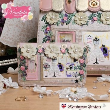 ベンデューラ ロンドン ジップアラウンド ウォレット 中 「ザ・ウェディングショップ」 結婚 プレゼント 結婚祝い 結婚記念日 女性用財布 かわいい ブランド 英国スタイル 女性用デザイナーズバッグ イギリス Vendula London