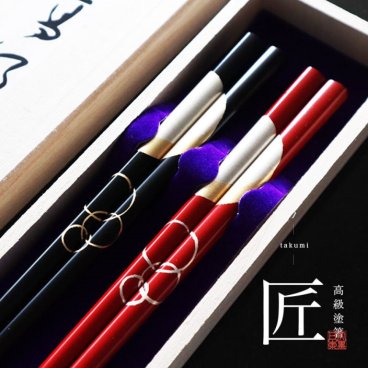 【輪島塗】夫婦箸【宵待月】ペア箸 お箸 セット ペア 結婚祝い 金婚式 結婚記念日 贈り物 還暦祝い 誕生日 プレゼント ギフト めおと箸 お祝い 両親 御祝
