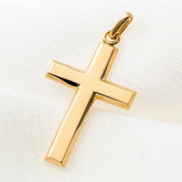 【大人気♪】18金 ネックレス ペンダント【プレゼントにも】 メンズ レディース クロス 十字架 K18 18K アクセサリー 2Lサイズ