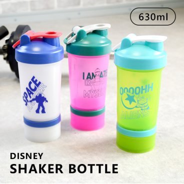 シェーカーボトル Pixar Disney ディズニーピクサー クリアボトル  クリア イラスト シンプル たっぷり 大きめ 新作 水筒 クリア 透明 撥水 マイボトル 小学生 中学生 高校生  ブルー ピンク ブラックス ヌーピー プロテイン 大きい たっぷり