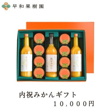 内祝 お返し 写真入り 10000円 みかん ジュース ゼリー 名入れ メッセージカード 贈答 無添加 和歌山 有田 内祝みかんギフト10000円 プレゼント