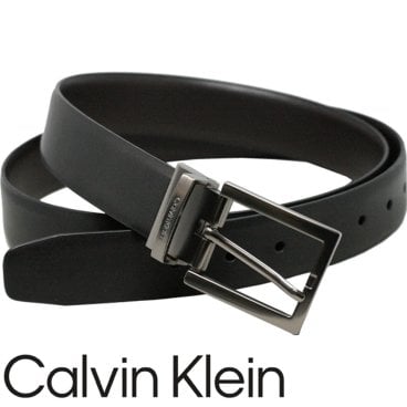 Calvin Klein カルバンクライン レザー リバーシブル ベルト BOX無し メンズ ブラック・ブラウン ビジネス カジュアル 11CK020015