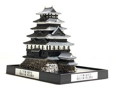 日本の城　北ノ庄城・柴田勝家・福井県 　城コレ ケース付き  お城のジオラマ模型 プラモデル インテリア 雑貨 プレゼント 置物 お祝い おみやげ 和風 飾り リビング 玄関 オブジェ おしゃれ コレクション ミニチュア 小物【送料無料(一部地域除く)】