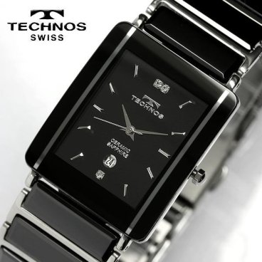 TECHNOS テクノス メンズ セラミック サファイアガラス 腕時計 TAM530TB
