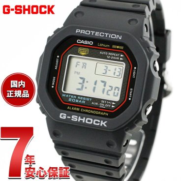 G-SHOCK デジタル カシオ Gショック CASIO 腕時計 メンズ DW-5000R-1AJF 初代G-SHOCK 復刻モデル
