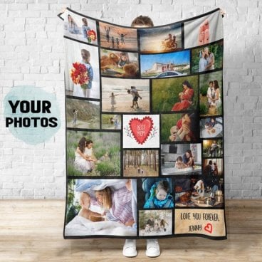 写真入り ブランケット オリジナル 毛布 ブランケット ひざ掛け オーダーメイド プレゼント 誕生日 記念日 カップル 友達 バレンタイン ペット 思い出 メモリアル クリスマス ギフト 推しグッズ 贈り物 長寿のお祝い 旅行の記念 誕生記念 うちの子グッズ 愛犬 愛猫 名入れ
