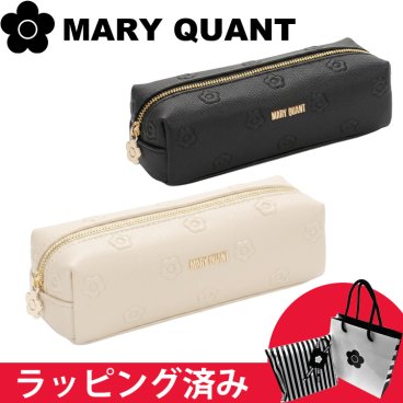 マリークワント マリクワ ポーチ ペンケース 筆箱 ギフト レディース シンプルエンボスデイジー クリスマス