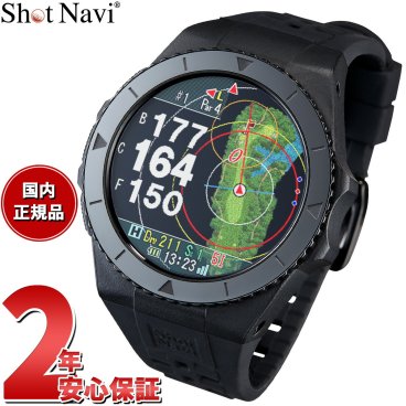 ショットナビ Shot Navi EXCEEDS エクシード 腕時計型 タッチパネル GPS ゴルフナビ 距離測定器 距離計測器 ブラック