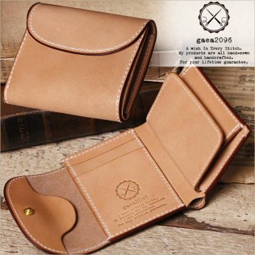 三つ折り財布 コンパクトウォレット 一粒万倍日 ヌメ革財布 メンズ レディース ヌメ革 財布 栃木レザー 革 革財布 プレゼント ミニ財布 オーダーメイド 本革財布 革小物 ハンドメイド 日本製 ミニ 札入れ 手作り