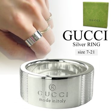 GUCCI グッチ リング 指輪 メンズ レディース ユニセックス シルバー925 選べるサイズ シンプル おしゃれ ブランドアクセサリー 誕生日 結婚式 結婚記念日 プレゼント 夫 妻 彼氏 彼女ギフト シルバーアクセサリー 成人 卒業 入学