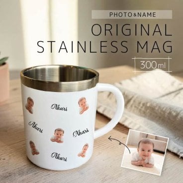 P29 写真入り マグカップ《ランダム》(うちの子 マグカップ マグ 写真 名入れ 赤ちゃん 子ども ペット 記念品 思い出 オリジナル フルカラー プリント 印刷 写真プリント カラープリント お祝い 贈り物 ギフト 誕生日 父の日 母の日 敬老の日)