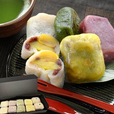 送料無料 いきなり団子5種10個ギフト箱入り (小豆・紫イモ・くるみ・よもぎ・栗) 父の日 ギフト お中元