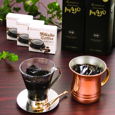 ミカドコーヒー　コーヒーゼリー＆リキッドコーヒーセット【包装・のし無料】