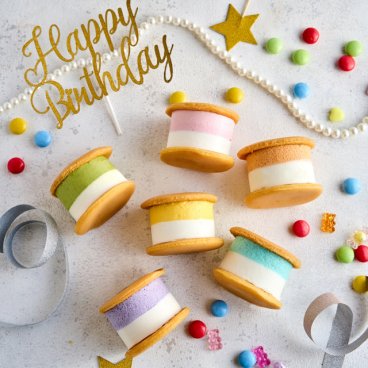 どら焼き,誕生日やお祝い事にぴったり～カラフル和かろん。～ 6個セット お中元,推し活,ギフト,手土産,プチギフト~お歳暮2025～