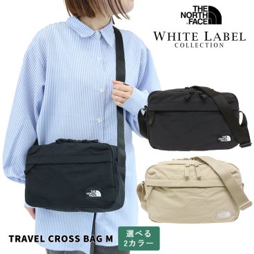 ザ・ノース・フェイス バッグ トラベルクロスバッグ THE NORTH FACE  ホワイトレーベル WHITE LABEL ショルダーバッグ TRAVEL CROSS BAG M ミニバッグ 斜め掛け メンズ レディース NN2PQ65 選べる2カラー 【ラッピング無料 誕生日 お祝い プレゼント ギフト 贈り物】 送料無料