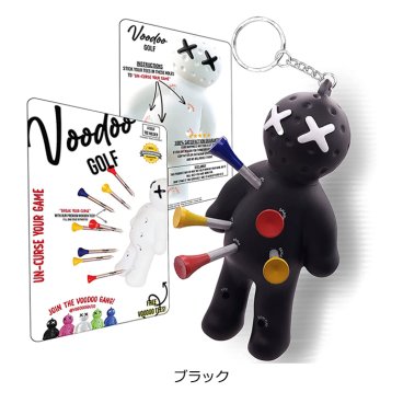 ティー収納 携帯用品 Voodoo人形 ゴルフ ティーホルダー おすすめ 可愛い ティーホルダー 人形 おしゃれ おもしろい ユニークゴルフ ティーホルダー ギフト プレゼント コンペ賞品 取付 携帯 キーホルダー ゴルフティー ゴルフ用品 ゴルフコース用品 Voodoo Golf ティーホルダー ヴードゥーゴルフ ライト(LITE)NC-3(080)