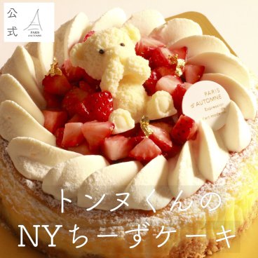 チーズケーキ パリ・ドートンヌ直営店『トンヌくんのNYちーずケーキ』 ( 誕生日 母の日 アイスケーキ お取り寄せスイーツ 父の日 ニューヨーク ベイクド 御祝 お祝い くま チョコレート 上品 高級 濃厚 ホワイトデー お取り寄せ スイーツ 洋菓子 アイス ケーキ 美味しい)