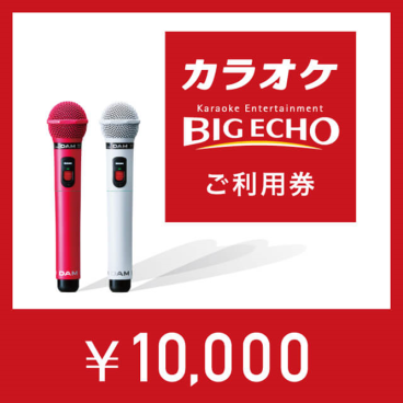 カラオケ ビッグエコー　デジタルご利用券10000