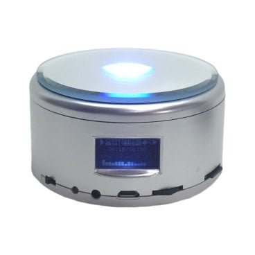 オルゴール付 LED 台座 スタンド 全36曲内蔵 光る 回る 奏でる イルミネーション 3Dクリスタル ガラス オーナメント フィギュア