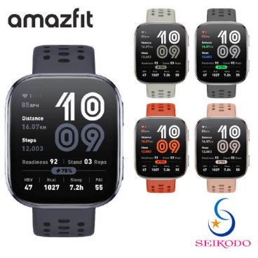 Amazfit Bip 6 アマズフィット ビップ 6 スマートウォッチ 大画面 通話機能 GPS 音声操作 家族機能 軽量 防水 睡眠 健康管理 レディース メンズ 男性 女性 ストレス測定 line通知 ライン 着信通知 Bluetooth 40代 50代 60代 見やすい