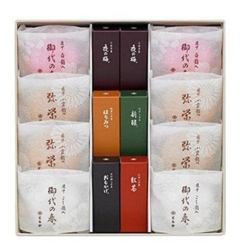 【とらや 羊羹 最中 詰合せ (B) 】とらや包装 袋付き 和菓子 ようかん もなか モナカ ギフト　送料無料 熨斗対応 お歳暮 御歳暮 敬老の日 お供え 予約 贈り物 プレゼント 送料無料