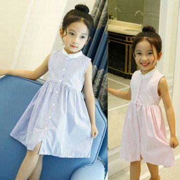 子供 ワンピース 夏 子供服 ワンピース 発表会 ノースリーブワンピ ストライプ柄 子ども ワンピ