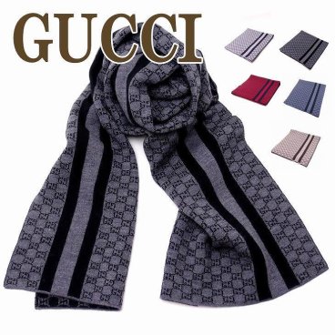 グッチ  マフラー メンズ GUCCI レディース 高級ウール ＧＧ 438253-3G206 ブランド 人気