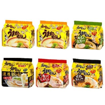 【 送料無料 】 ハウス食品 うまかっちゃん 九州の味 袋ラーメン 食べ比べ 5種 30食 詰め合わせ アソート セット ( オリジナル からし高菜 黒豚とんこつ 香ばしにんにく 濃厚新味 ) まとめ買い