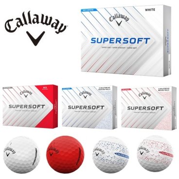 キャロウェイ ゴルフボール スーパーソフト SUPERSOFT 2025年発売 1ダース 12個入り 新品 日本正規品 お誕生日祝い お祝い 記念品 お父さん 父の日 彼氏 男性 30代 40代 50代 60代 母の日 お母さん 還暦祝い 敬老の日 彼女 人気プレゼント プレゼント