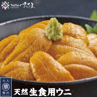 天然ウニ 雲丹 Aランク 100g小分けパック 3パック購入で1パックプレゼント 保存料不使用 うに 生食用【冷凍便】魚卵 美味しい贈物 敬老の日 お歳暮 ギフト