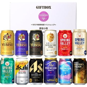 国産プレミアムビール飲み比べセット【送料無料※一部地域除く】 350ml×11缶＋340ml×1缶 計12缶 オリジナルボックス入り 誕生日 父の日 お中元 お歳暮 ギフト