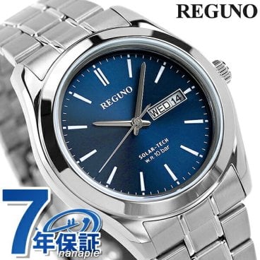 シチズン レグノ 時計 エコドライブ ソーラー メンズ 腕時計 ブランド KM1-211-71 CITIZEN ブルー プレゼント 実用的