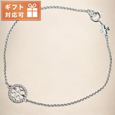 トリーバーチ ブレスレット レディース ブランド TORY BURCH MILLER PAVE 80997 TORY SILVER-CRYSTAL シルバー系 アクセサリー