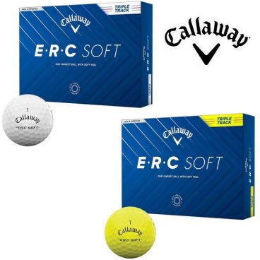 キャロウェイ ゴルフボール ERC SOFT TRIPLE TRACK 1ダース 12個入り 新品 日本正規品 2025年発売 お誕生日祝い お祝い 記念品 お父さん 父の日 彼氏 男性 30代 40代 50代 60代 母の日 お母さん 還暦祝い 敬老の日 彼女 人気プレゼント プレゼント