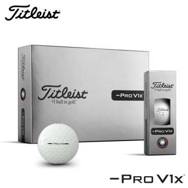 即日オウンネーム ゴルフボール 名入れ対応 タイトリスト Titleist PROV1X レフトダッシュ 2026モデル 1ダース