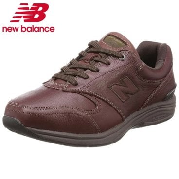ニューバランス スニーカー ウォーキング メンズ  new balance MW585 ブラウン 靴 防水 幅広 6E レザー ファスナー ローカット