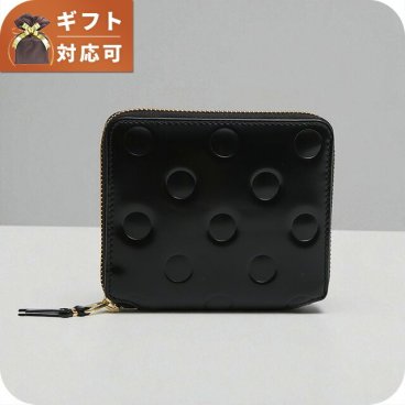 コムデギャルソン COMME DES GARCONS ウォレット wallet 二つ折り財布 メンズ ブラック