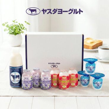 新潟県 ヤスダヨーグルト ギフトセット 乳製品  飲むヨーグルト 搾りたて 新鮮 フレッシュ 安田ヨーグルト 生乳 ドリンクヨーグルト ブルーベリー ストロベリー とろける 送料無料